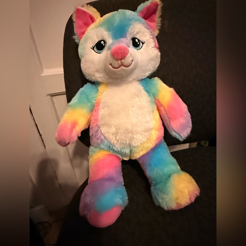 Build A Bear “Great Wolf Lodge” Rainbow Sherbet Plush
